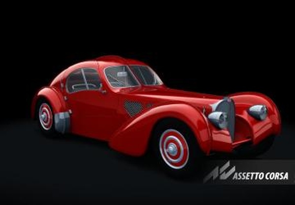 Bugatti Type 57SC Atlanticверсия 1.0 для Assetto Corsa