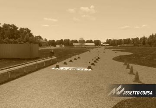 Hohenasperg Automobilslalomверсия 1.0 для Assetto Corsa