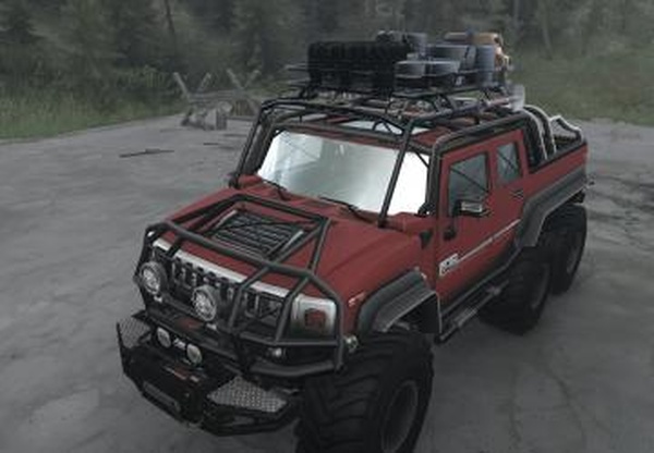Hummer H2 6х6версия 25.04.19 для Spintires: MudRunner (v14.08.19)