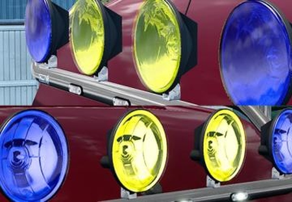 Hella 500 Driving LED Lightверсия 1.0 для Euro Truck Simulator 2 (v1.47.x)