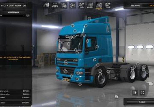 DAF CF85версия 1.1 для American Truck Simulator (v1.31.x, 1.32.x)