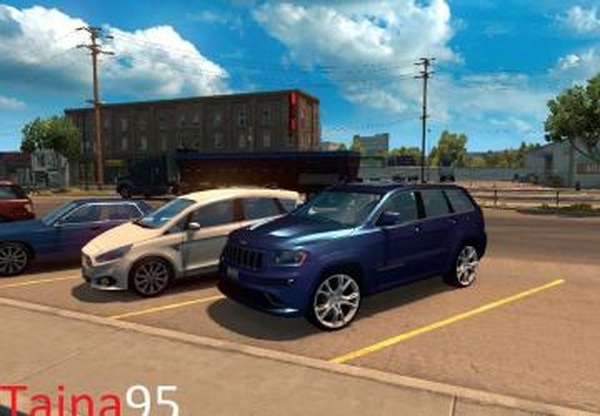 Jeep Grand Cherokee SRT8версия 1.3 для American Truck Simulator (v1.31.x, - 1.34.x)