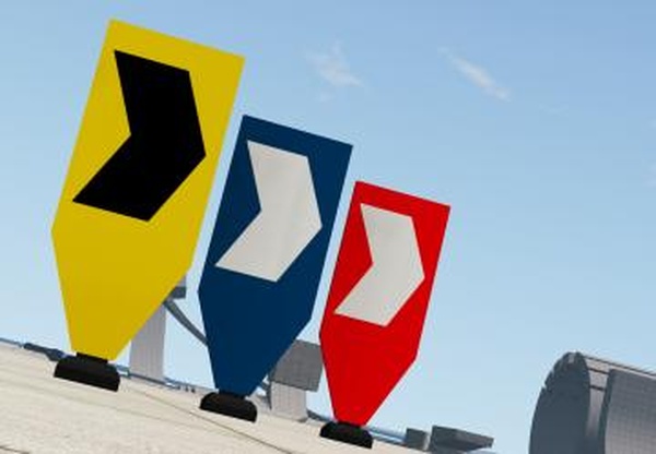 Road Marker Propsверсия 1.0 для BeamNG.drive