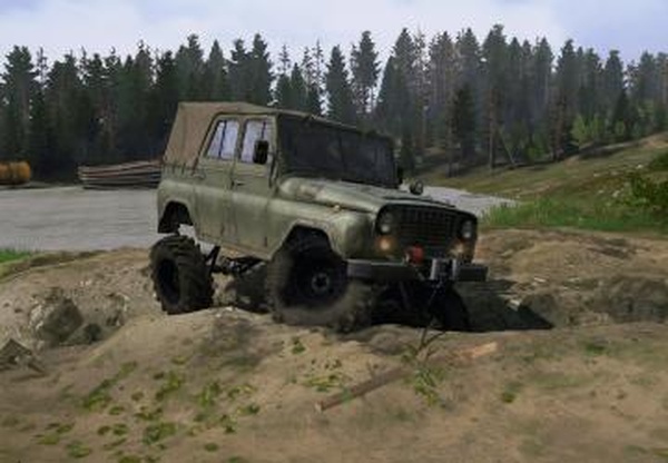 Доработка дэфолтного Уаз 469 и 3151версия 1.0 для Spintires: MudRunner (v07.08.19)