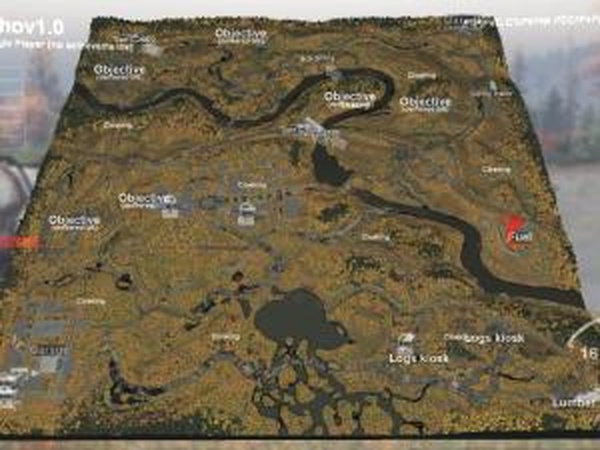 Карта «Осеннее настроение»версия 1.0 для SpinTires (v03.03.16)