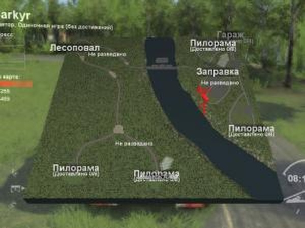 Карта «Изи»версия 1 для SpinTires (v03.03.16)