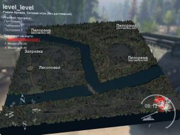 Карта «Level»версия 1.0 для SpinTires (v03.03.16)