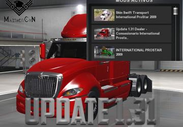 Фикс для  International Prostarверсия 1.0 для American Truck Simulator (v1.31.x, 1.32.x)