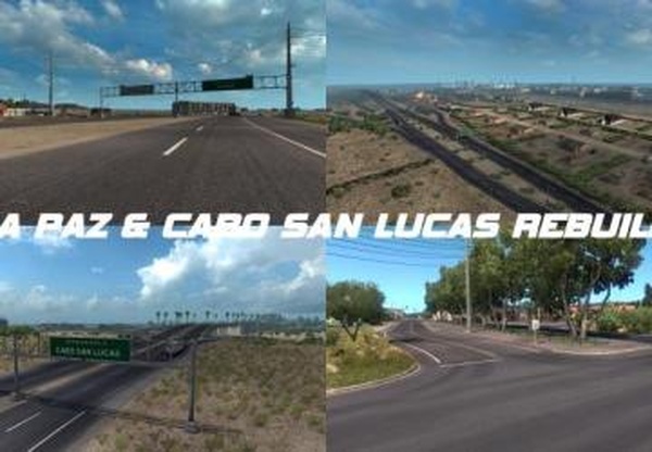 La Paz & Cabo San Lucas Rescaleверсия 1.3 для American Truck Simulator (v1.31.x)