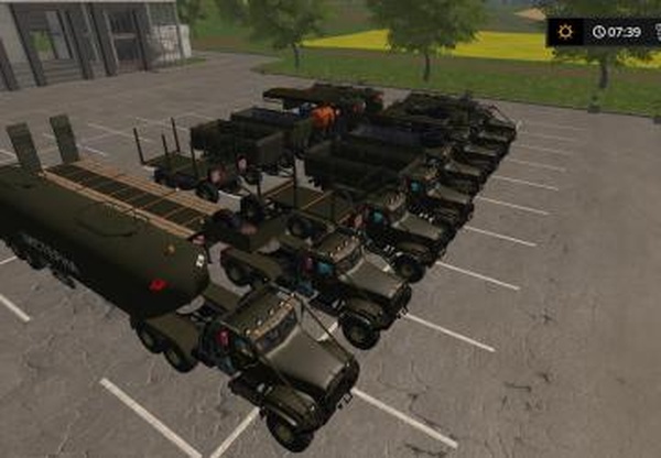 Пак Краз-255Б Лаптежникверсия 1.2 для Farming Simulator 2017 (v1.5.3)