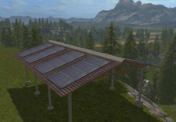 Навес «Solar Shed»версия 1.1.1.0 для Farming Simulator 2017 (v1.5.3)