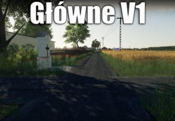 Карта «Glowne Map»версия 1.0.0.0 для Farming Simulator 2019 (v1.7.x)