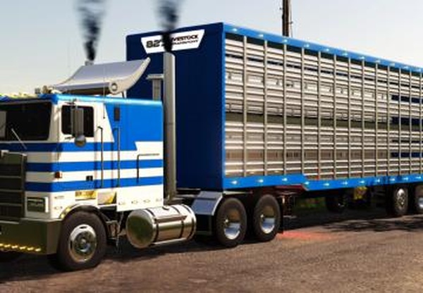 TLX 48Ft Livestock Trailerверсия 1.0.0.0 для Farming Simulator 2019 (v1.7.x)