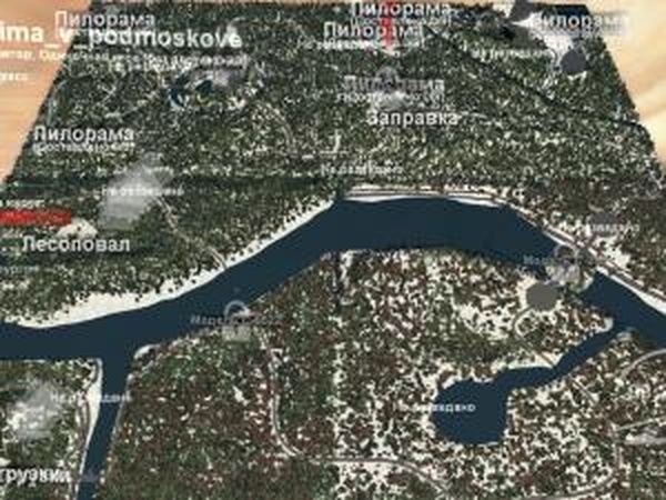 Карта «Зима в Подмосковье»версия 1 для SpinTires (v03.03.16)