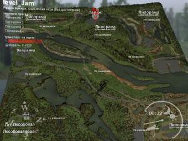 Карта «Джем»версия 1 для SpinTires (v03.03.16)