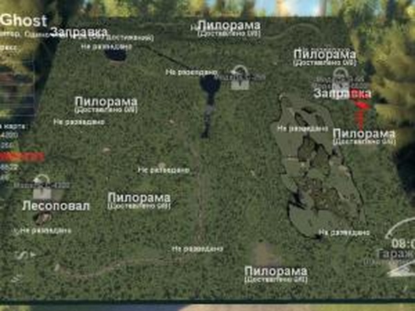 Карта «Деревня Призрак»версия 2.0 для SpinTires (v03.03.16)