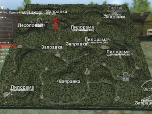 Карта «Островецский Лесхоз»версия 1.0 для SpinTires (v03.03.16)