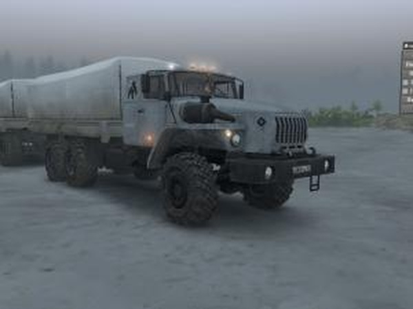Урал-4320-30 со спальникомверсия 3.0 для SpinTires (v03.03.16)