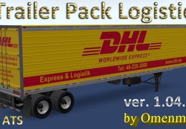 Trailer Pack Logisticверсия 1.04.00 для American Truck Simulator (v1.31.x)