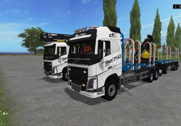 Volvo Pack Grumierверсия 1.1 для Farming Simulator 2017 (v1.5.x)
