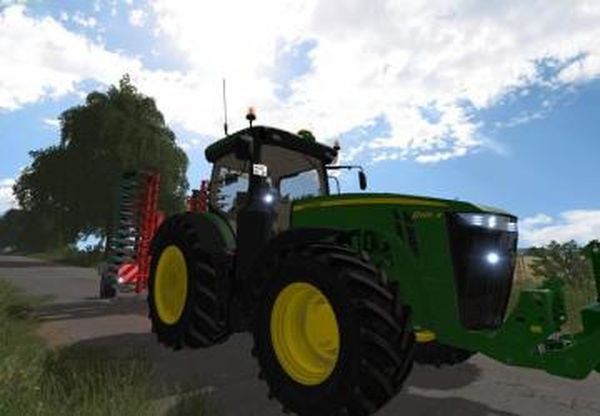 John Deere 8R Newверсия 2.1 для Farming Simulator 2017 (v1.5.3)