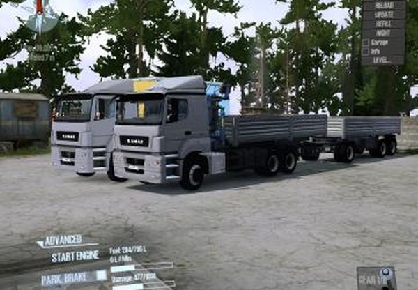 Камаз-5325версия 4.0 для Spintires: MudRunner (v14.08.19)