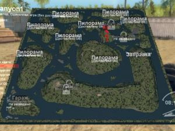 Карта «Затопленные сопки»версия 3.1 для SpinTires (v03.03.16)