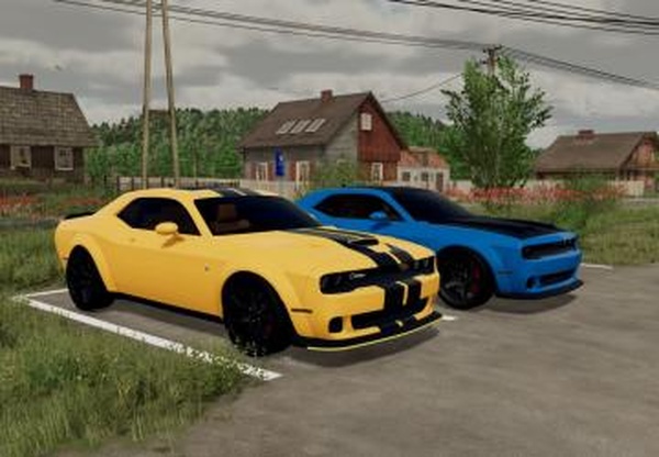Dodge Challenger Widebody 2020версия 1.0.0.0 для Farming Simulator 2022