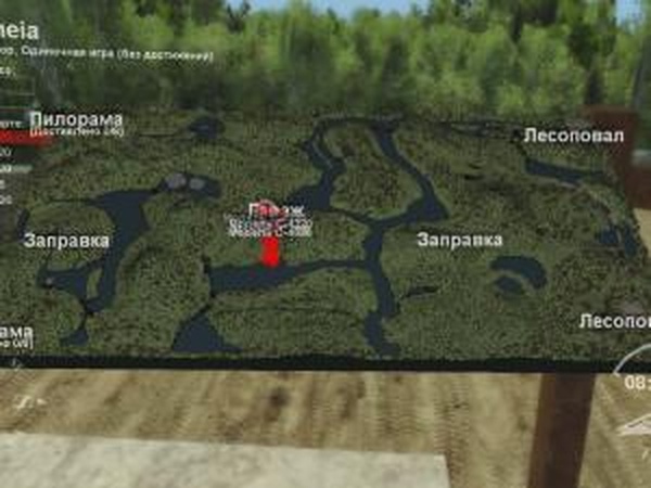 Карта «Змея»версия 1.0 для SpinTires (v03.03.16)