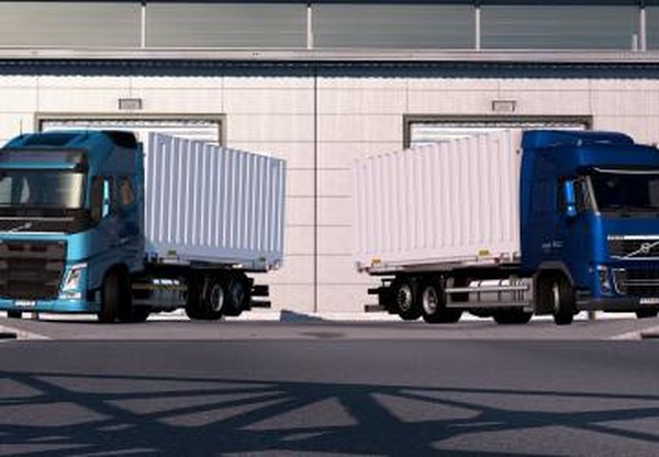 Swap Body addon for Volvo FH16 2009версия 2.4 для Euro Truck Simulator 2 (v1.46.x)