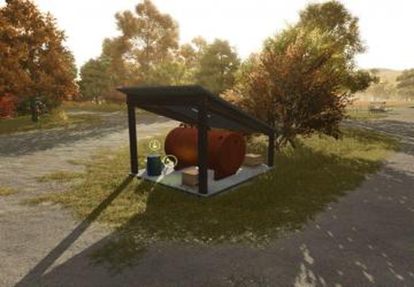 Small Covered Fuel Tankверсия 1.0.0.0 для Farming Simulator 2025