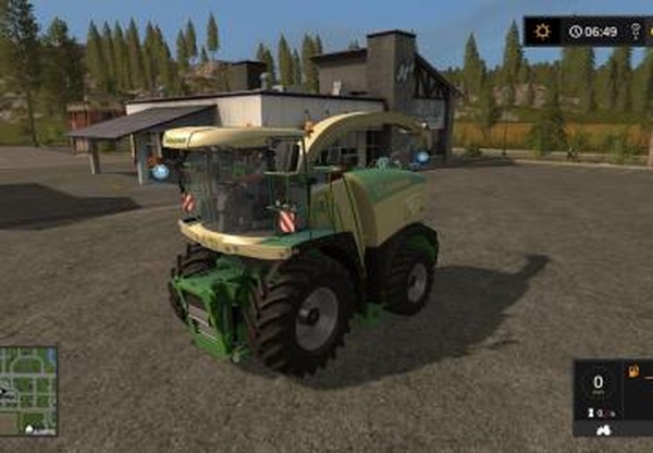 Krone BiG X 480-630версия 1.1.0.0 для Farming Simulator 2017 (v1.5.3)