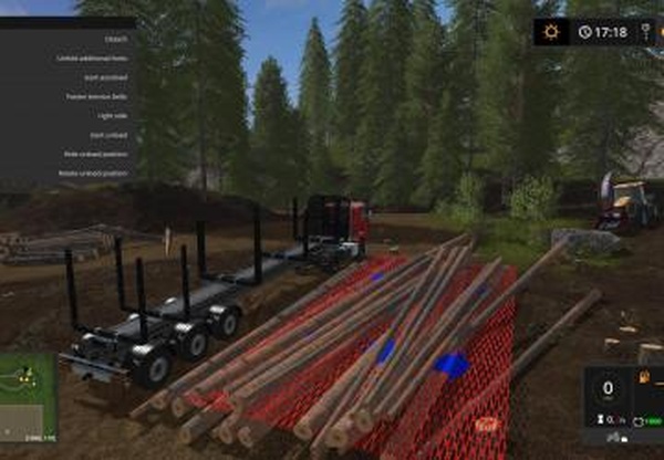 Timber Runner Wide With Autoloadверсия 1.0 для Farming Simulator 2017 (v1.5.3)