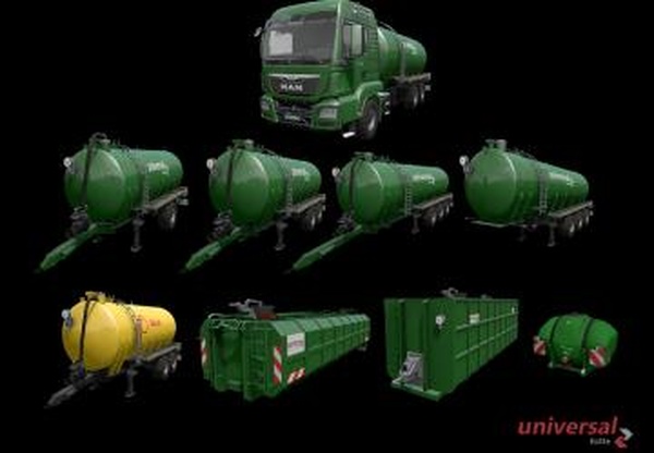 Kotte Universal Packверсия 1.2.0.1 для Farming Simulator 2017 (v1.5.3.x)
