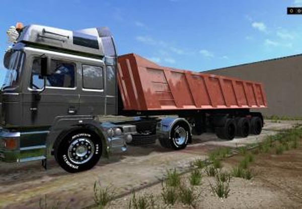 Полуприцеп МАЗ 953000-011версия 1.0 для Farming Simulator 2017 (v1.5.x)