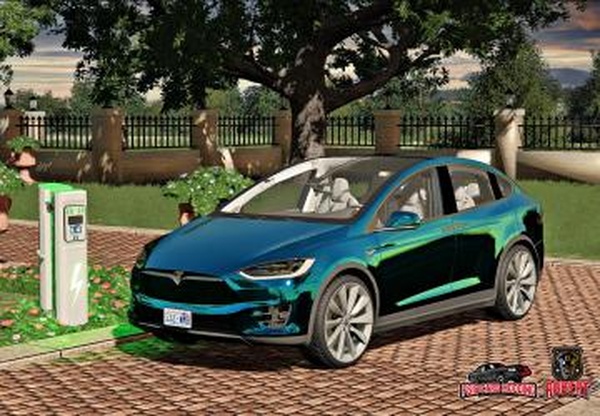 Tesla Model X 2017версия 1.0.0.0 для Farming Simulator 2019 (v1.7.x)