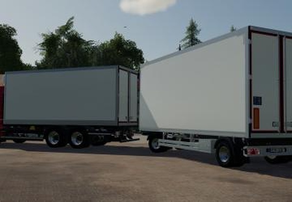 Schmitz A.KO Kofferanhängerверсия 1.0 для Farming Simulator 2019 (v1.7.x)