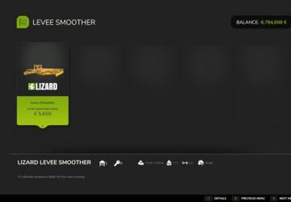 Levee Smootherверсия 1.0.0.0 для Farming Simulator 2025