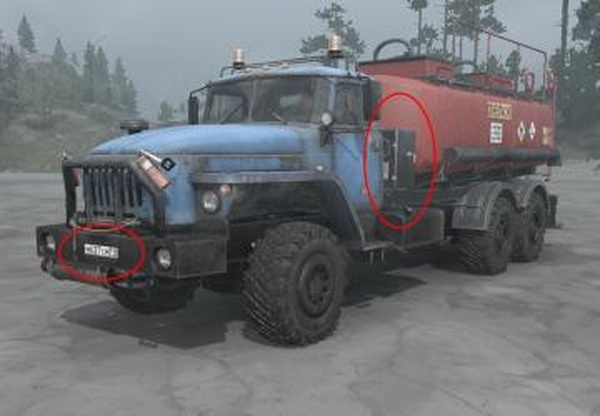 Урал-4320-40 текстураверсия 2.0 для Spintires: MudRunner (v10.06.19)