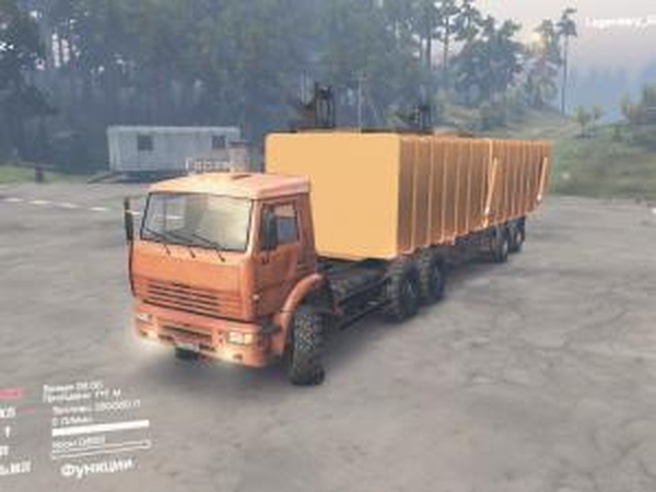 Прицеп «Мусоровоз»версия 1.0 для SpinTires (v03.03.16)