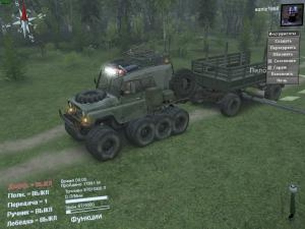 Уаз-469 «Танк 2»версия 1 для SpinTires (v03.03.16)