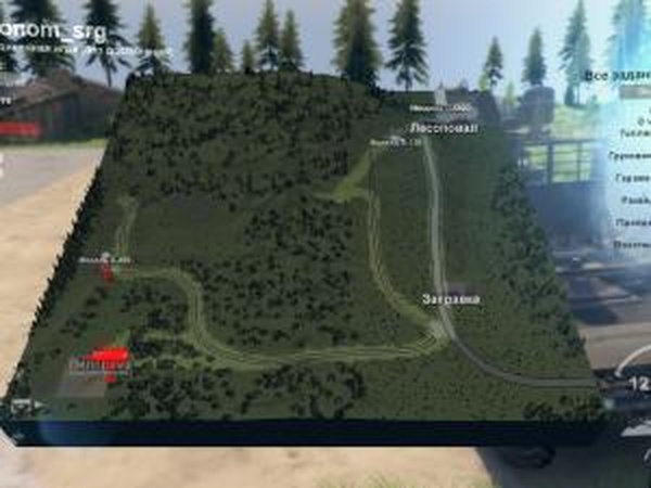 Карта «Брага»версия 1.0 для SpinTires (v03.03.16)