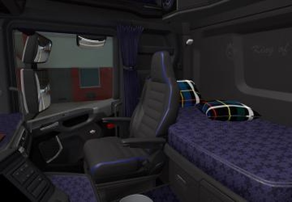 Новые аксессуары в кабинуверсия 1.1 для Euro Truck Simulator 2 (v1.57.x)