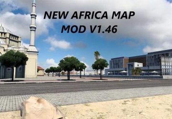 Africa Mapверсия 1.0 для Euro Truck Simulator 2 (v1.46.x)