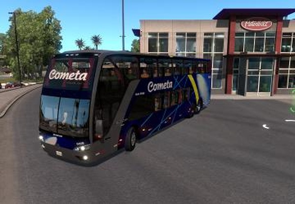 Scania Panoramico DD 6×2версия 1.0 для American Truck Simulator (v1.29.x, 1.30.x)