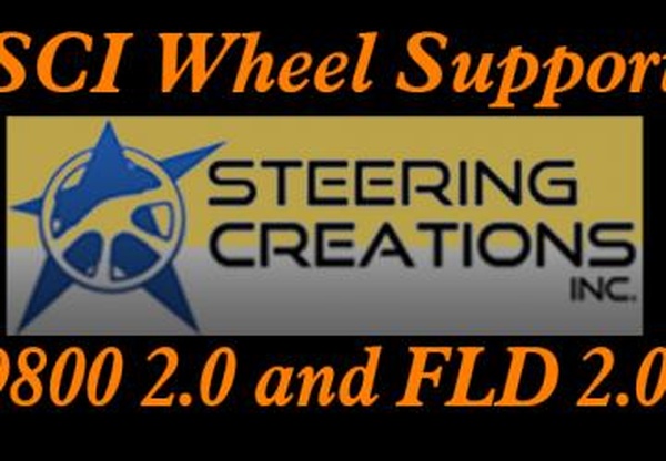 SCI Steering Wheel Support 9800 and FLDверсия 1.0 для American Truck Simulator (v1.6.x, - 1.32.x)