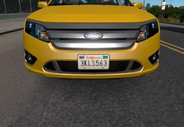 Real license platesверсия 1.0 для American Truck Simulator (v1.29.x, 1.30.x)