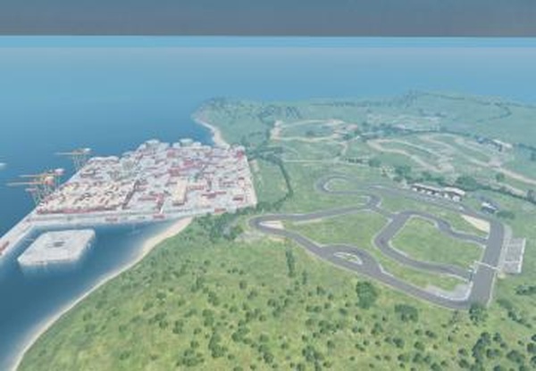 Карта «Industrial»версия 1.0 для BeamNG.drive (v0.24)