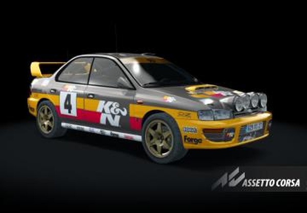 GrA Subaru Impreza  555версия Rally GrA by GR.TEAM 1.0 для Assetto Corsa