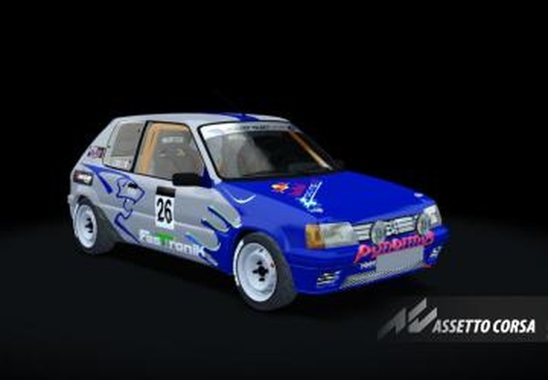 Gr. A-3 Peugeot 205 GTIверсия Rally GrA by GR.TEAM 1.0 для Assetto Corsa
